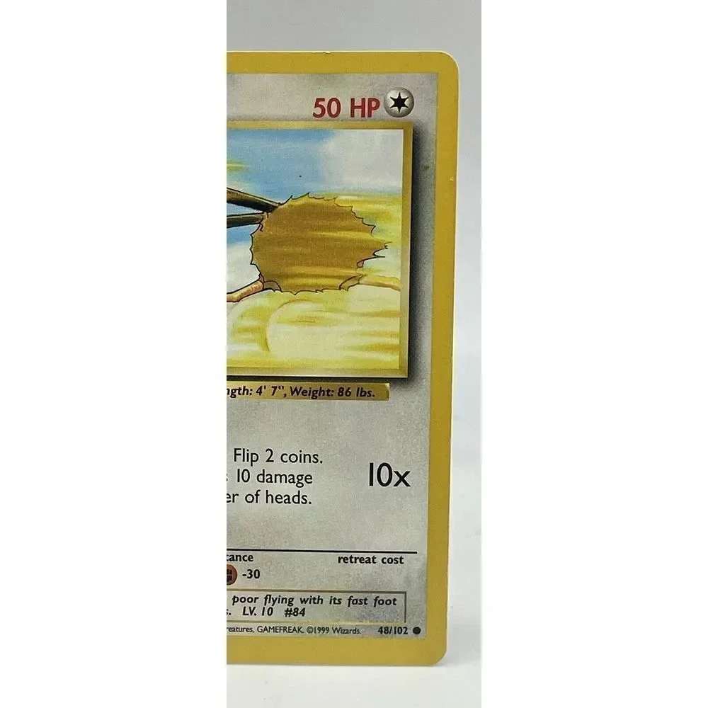 Doduo 48/102‎ Base Set Common - Non Holo Vintage 1999 Pokémon Card LP